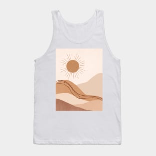 Abstract Sunset Painting 3.7 Tank Top